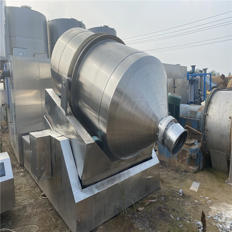 Used Stainless Steel Horizontal Rotary Mixing Two-Dimensional Mixer