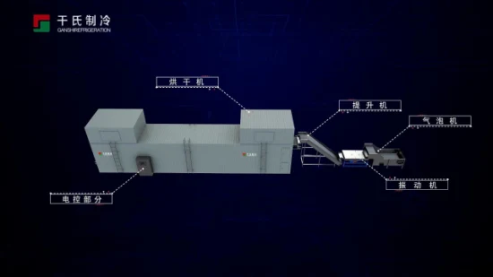Hocheffizienter Mehrschicht-Wurst-Gürteltrockner/Trocknungsmaschine/Automatischer Trockner